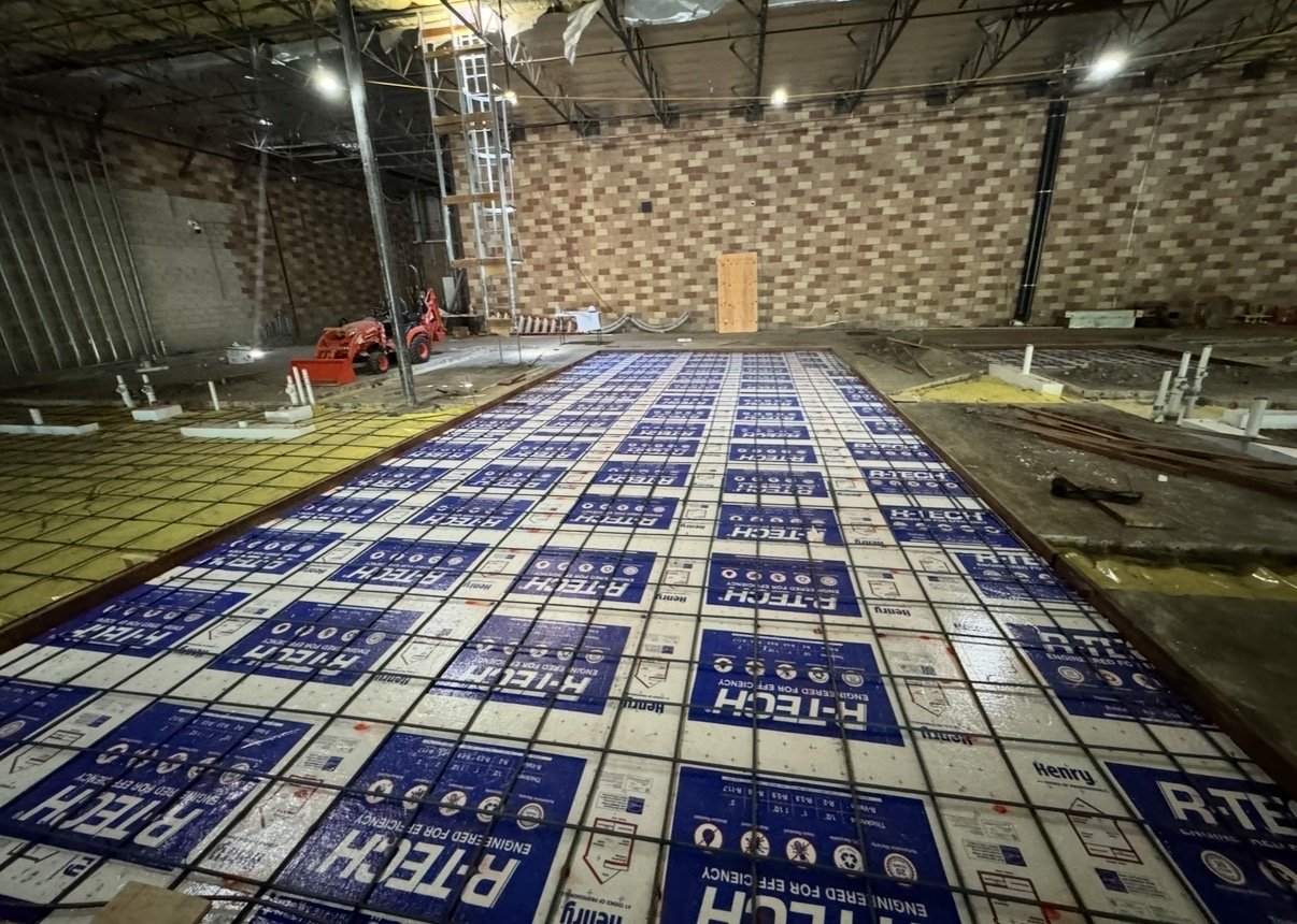 AMG insulated freezer slab preparation at H Mart Chino